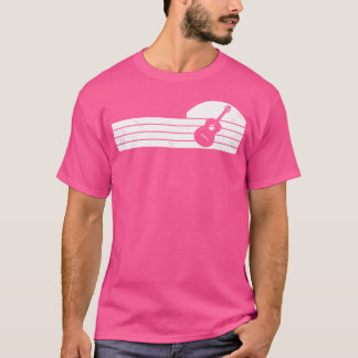 Vintage akustische Gitarre für Gitarrist T-Shirt
