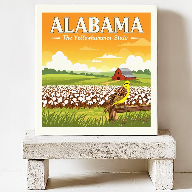 Vintage Alabama Fliese (Von Creator hochgeladen)