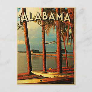 Vintage Alabama Postkarte