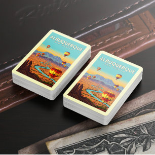 Vintage Albuquerque New Mexico Spielkarten