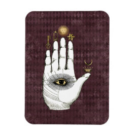 Vintage Alchimie Hand der Geheimnisse Magnet