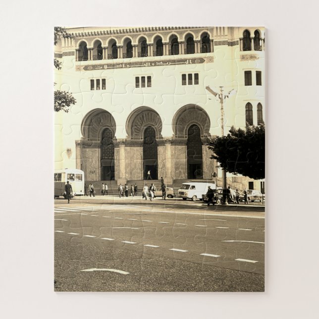 Vintage Algerien Algier Das Postamt (Vertikal)