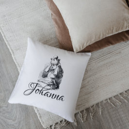 Vintage Alice-Abenteuer im Wunderland Kissen