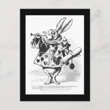 Vintage Alice au pays des merveilles Carte postale