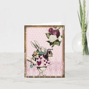 Vintage Alice au pays des merveilles Lapin blanc