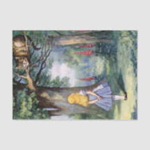 Vintage Alice im Wunderland Cheshire Cat Decoupage