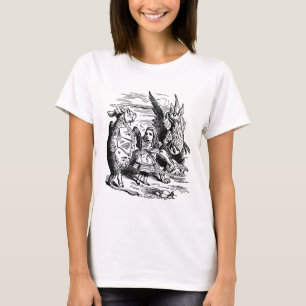 Vintage Alice im Wunderland, Griffin, Mock Turtle T-Shirt