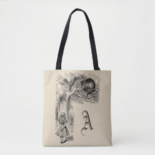 Vintage Alice im Wunderland, Grinsekatze Tasche