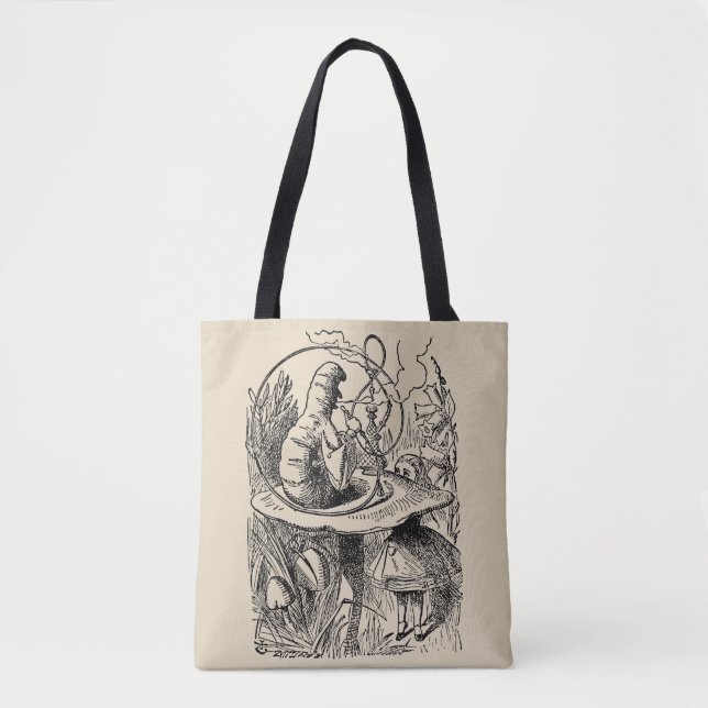 Vintage Alice im Wunderland Hookah Raupe Tasche (Vorderseite)