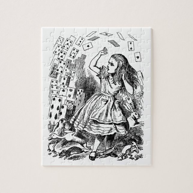 Vintage Alice im Wunderland, Kartenspielen (Vertikal)