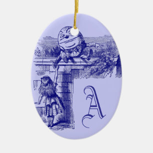 Vintage Alice im Wunderland Keramikornament