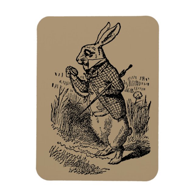 Vintage Alice im Wunderland Magnet (Vertikal)