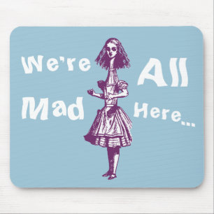 Vintage Alice im Wunderland Mousepad