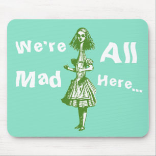 Vintage Alice im Wunderland Mousepad