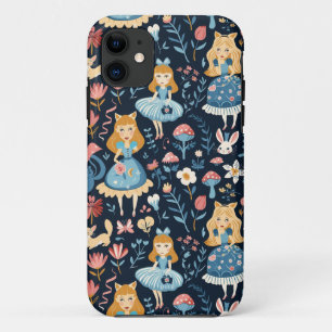 Vintage Alice im Wunderland Nahtloses Muster Case-Mate iPhone Hülle