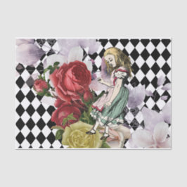 Vintage Alice im Wunderland Seidenpapier
