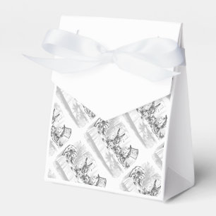 Vintage Alice im Wunderland Tee Gastgeschenk Box Geschenkschachtel