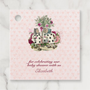Vintage Alice im Wunderland Tee Party Benutzerdefi Geschenkanhänger