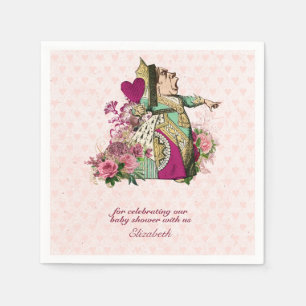 Vintage-Alice-im-Wunderland-Teeparty-individuelle- Serviette