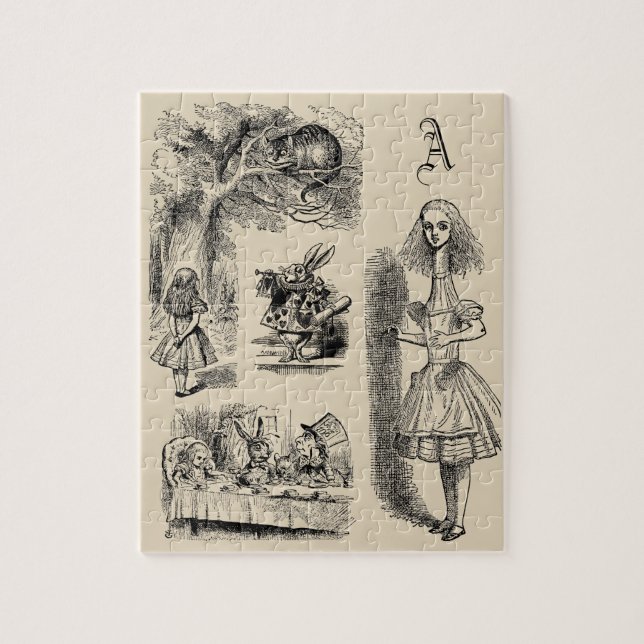 Vintage Alice im Wunderland, Tennischaraktere (Vertikal)