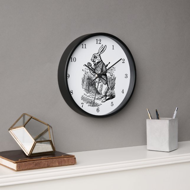 Vintage Alice im Wunderland Uhr (Büro)