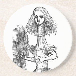 Vintage Alice im Wunderland von Tenniel Getränkeuntersetzer