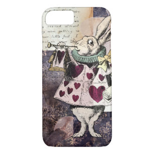 Vintage Alice im Wunderland Weißes Kaninchen Case-Mate iPhone Hülle