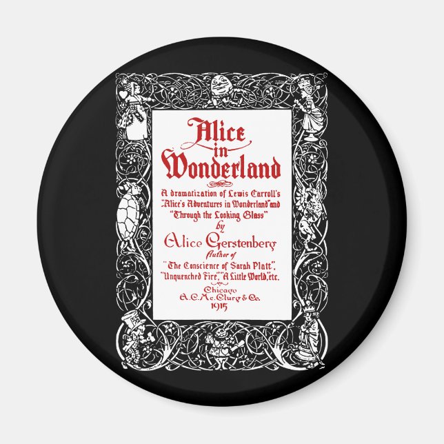 Vintage Alice Title Magnet (Vorne)