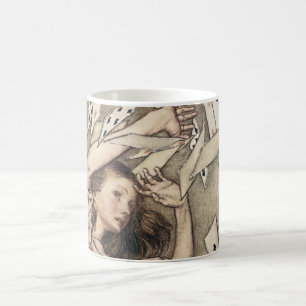 Vintage Alices Abenteuer im Wunderland von Rackham Kaffeetasse