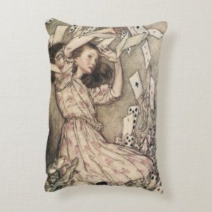 Vintage Alices Abenteuer in Wonderland von Rackham Dekokissen