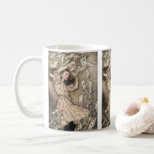 Vintage Alices Abenteuer in Wunderland von Rackham Kaffeetasse