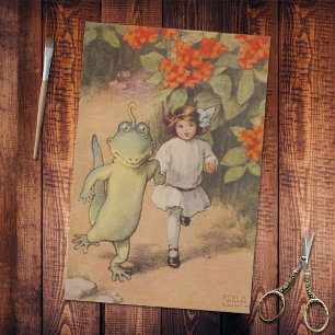 Vintage Alice's Adventures in Wonderland Griffin Seidenpapier
