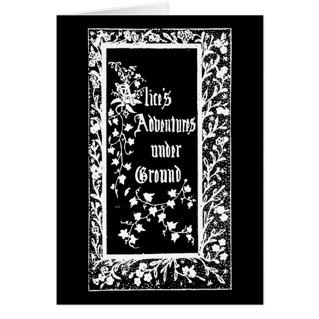 Vintage Alice's Adventures Untergrund (Vorne)