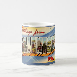 Vintage Allentown PA Tasse