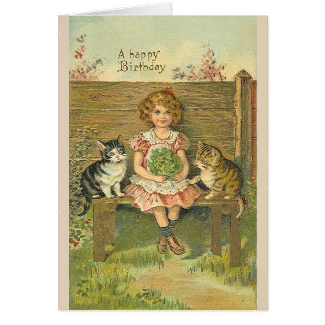 Vintage alles- Gute zum Geburtstagfreunde, (Vorne)