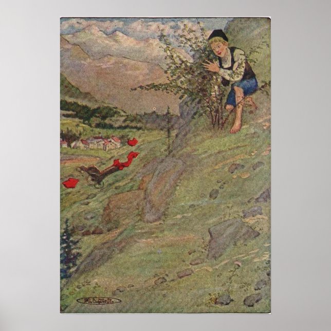 Vintage Alpenklassik Poster (Vorne)