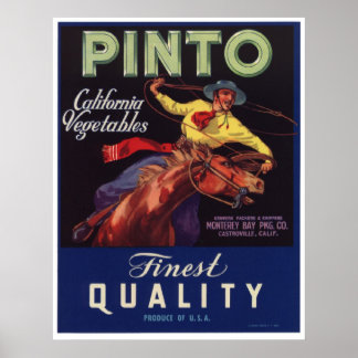 Vintage alte Gemüse-Kratzeretiketten Poster