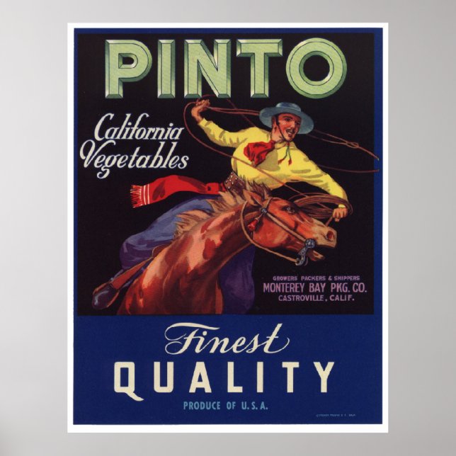 Vintage alte Gemüse-Kratzeretiketten Poster (Vorne)