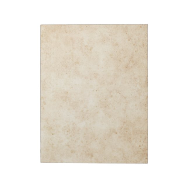 Vintage alte Pergamentpapier-Look Notizblock (Rotiert)