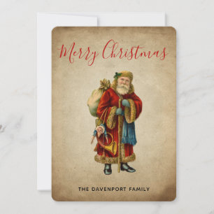 Vintage Alte Welt Weihnachten Weihnachtsmann