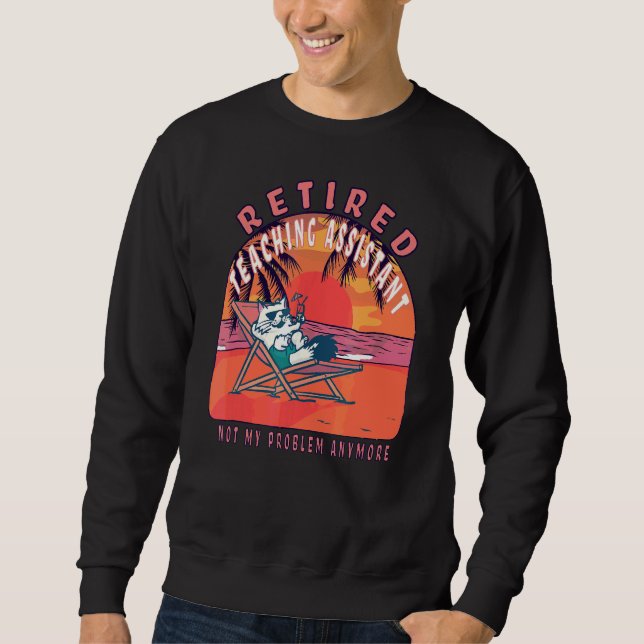 Vintage Altersversorgung Sweatshirt (Vorderseite)