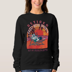 Vintage Altersversorgung von Arbeitskräften Sweatshirt