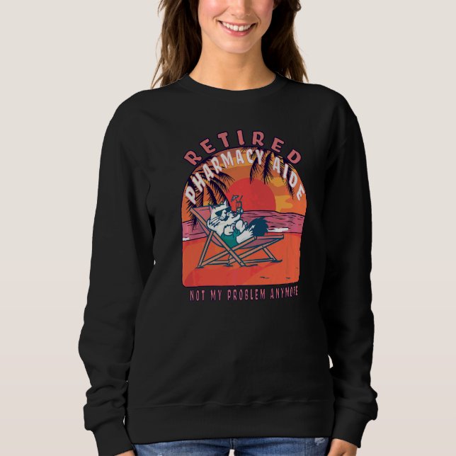 Vintage Altersvorsorge Sweatshirt (Vorderseite)