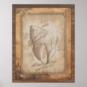 Vintage altmodische Dentalkunst - Zahnarztgeschenk Poster