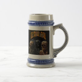 Vintage Altschule Ghoul Halloween Bierglas