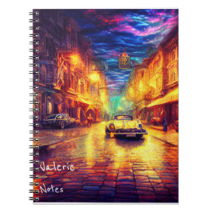 Vintage Altstadt Notizblock