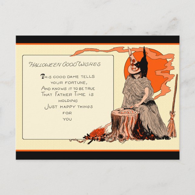 Vintage Altzeitkarten Postkarte (Vorderseite)