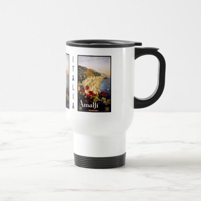 Vintage Amalfi-benutzerdefinierte Tasse (Rechts)