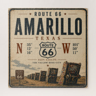 Vintage Amarillo Route 66 Roadtrip