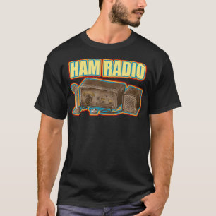 Vintage Amature Ham Radio Operator Morse Code T-Shirt